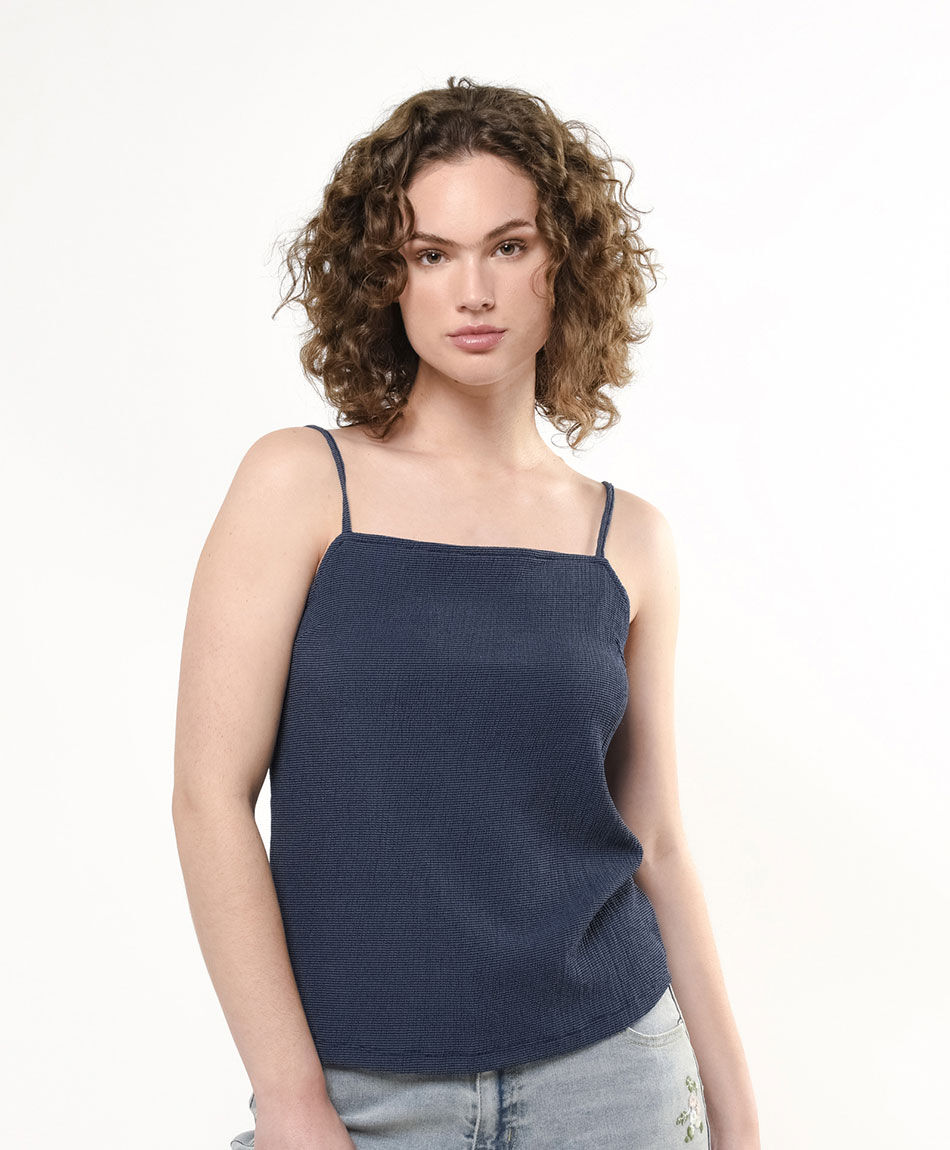 Blusa mujer top textura