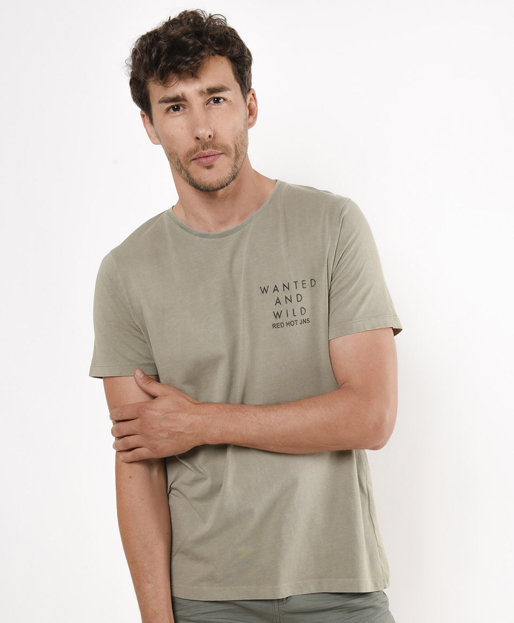 Polera hombre estampado tigres Polera hombre estampado tigres