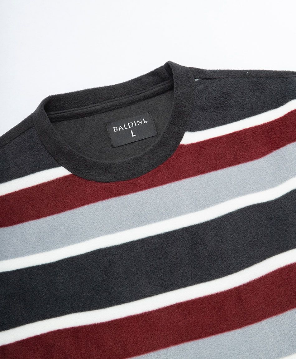 Pijama hombre polar l&iacute;neas rojas