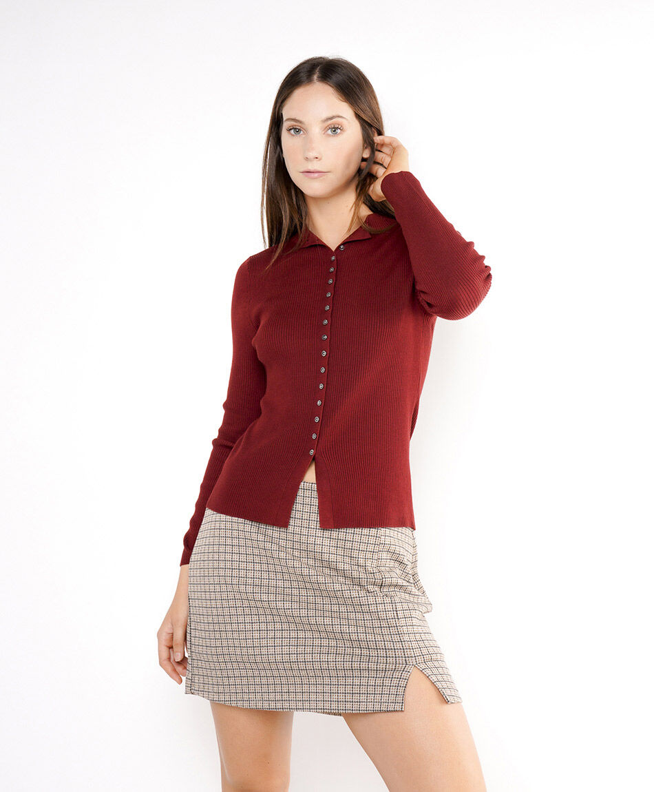 Mini falda mujer dise&ntilde;o lineas