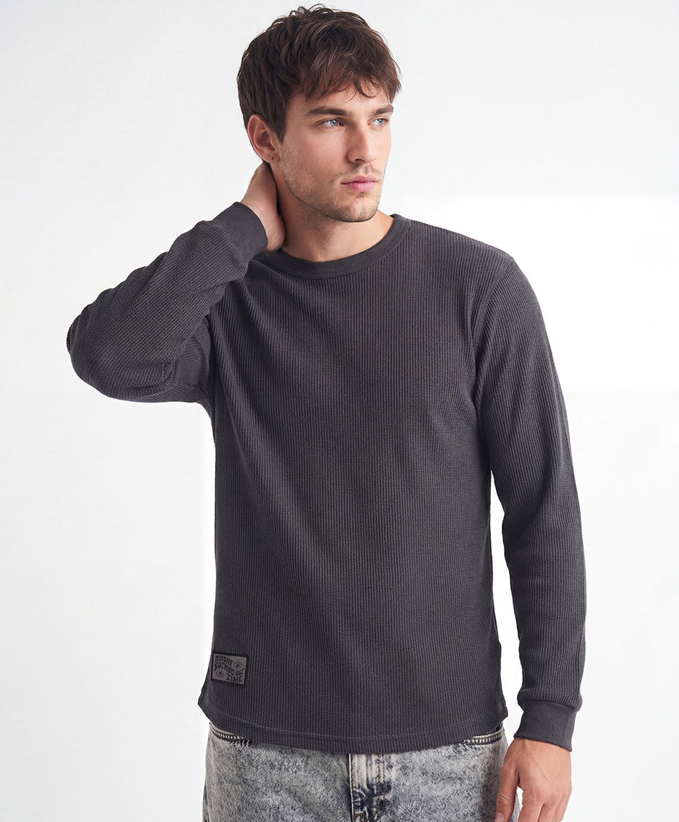 Poler&oacute;n hombre outdoor jacquard
