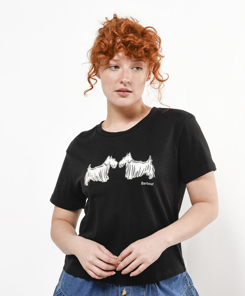 Polera mujer perritos