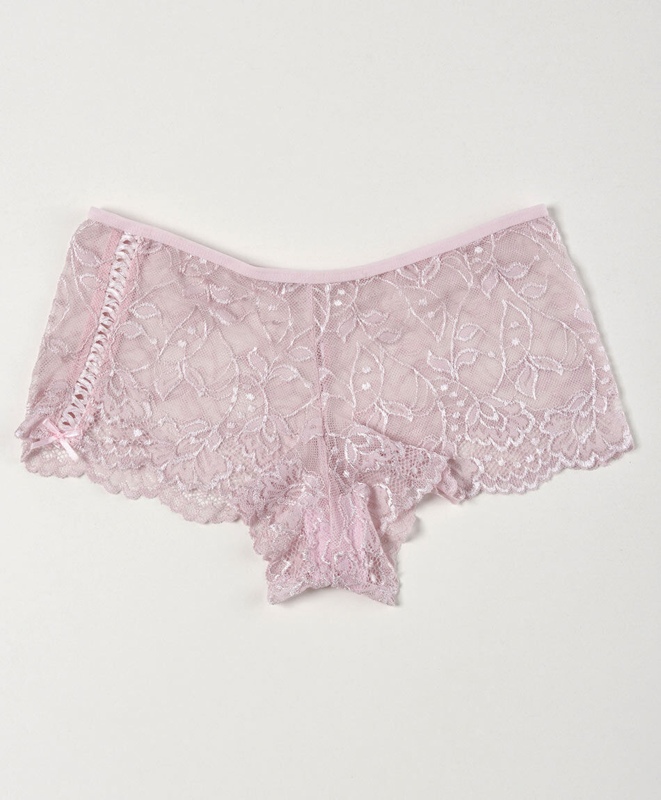 Pantaleta mujer encaje transparente