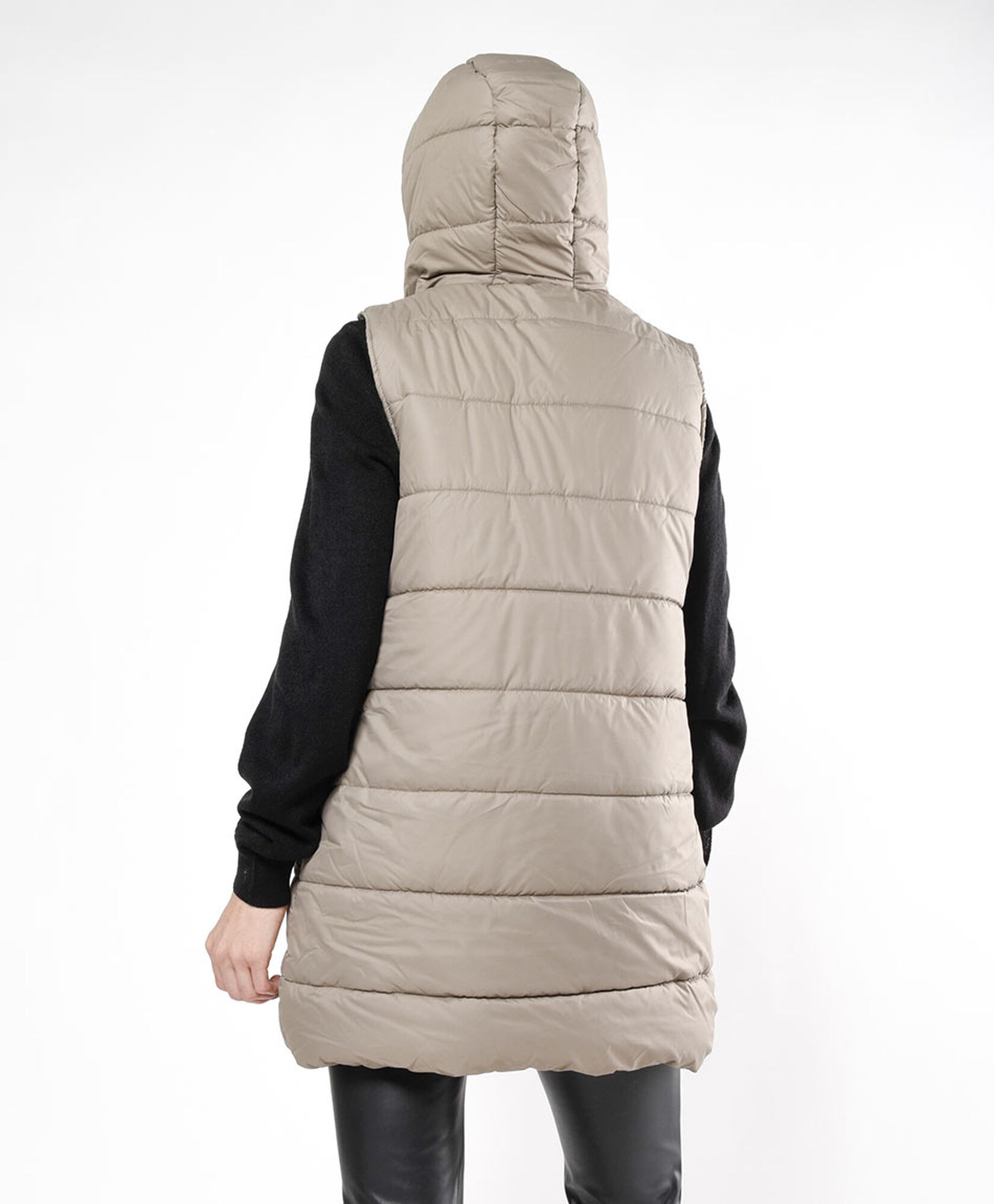 Parka mujer larga sin mangas Parka mujer larga sin mangas