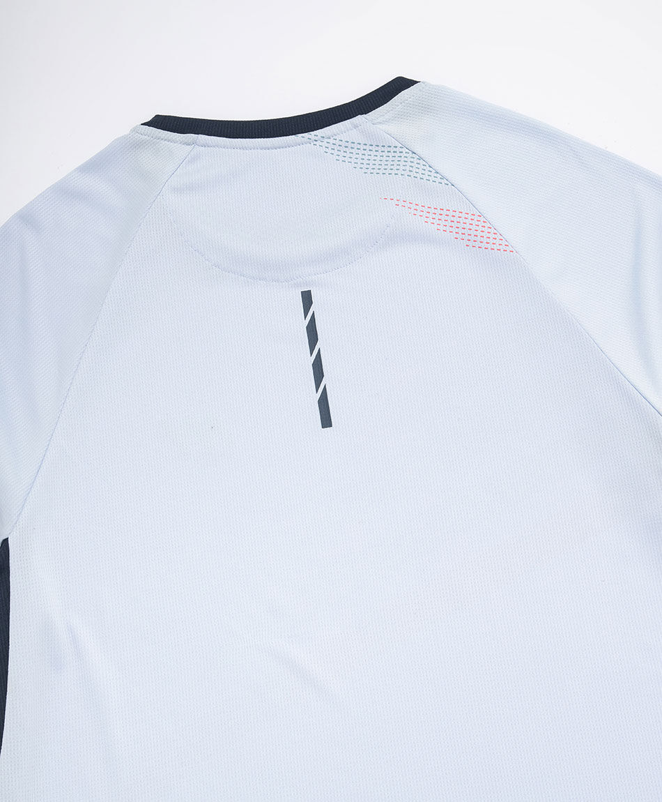 Polera deportiva hombre runner white