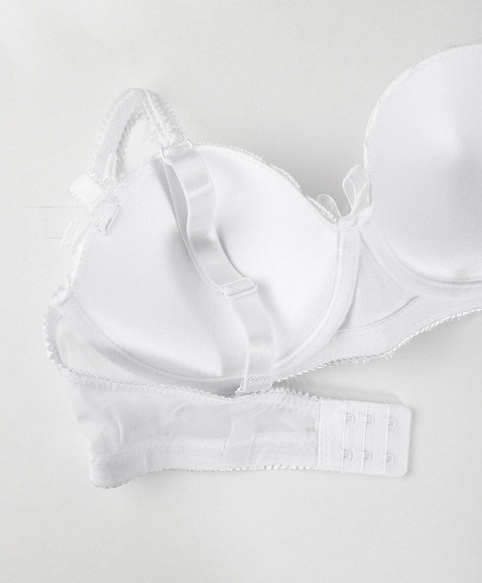 Sost&eacute;n mujer encaje mesh strapless