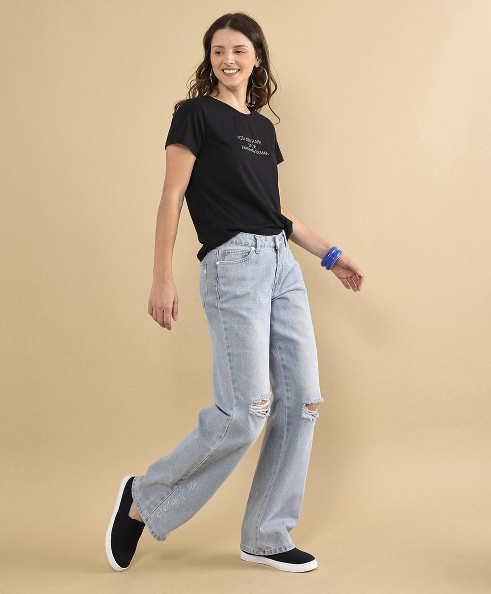 Jeans tiro alto Jeans tiro alto