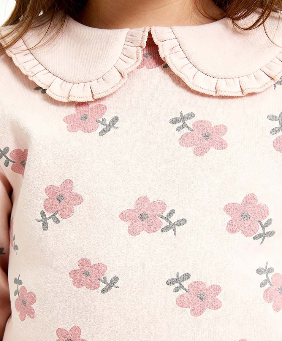 Poler&oacute;n beb&eacute; dise&ntilde;o florcitas