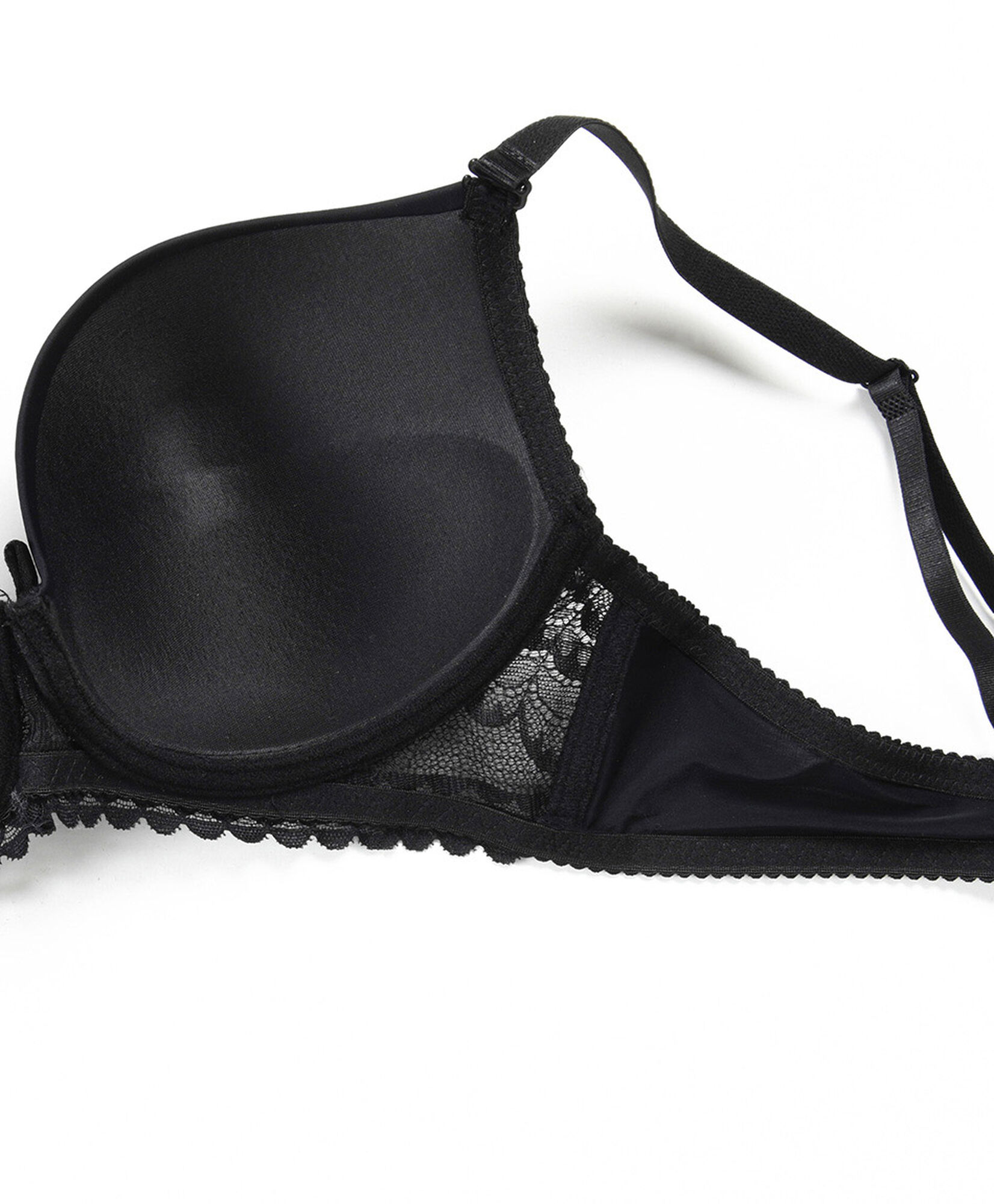 Sostén mujer liso mix push up escote en v Sostén mujer liso mix push up escote en v