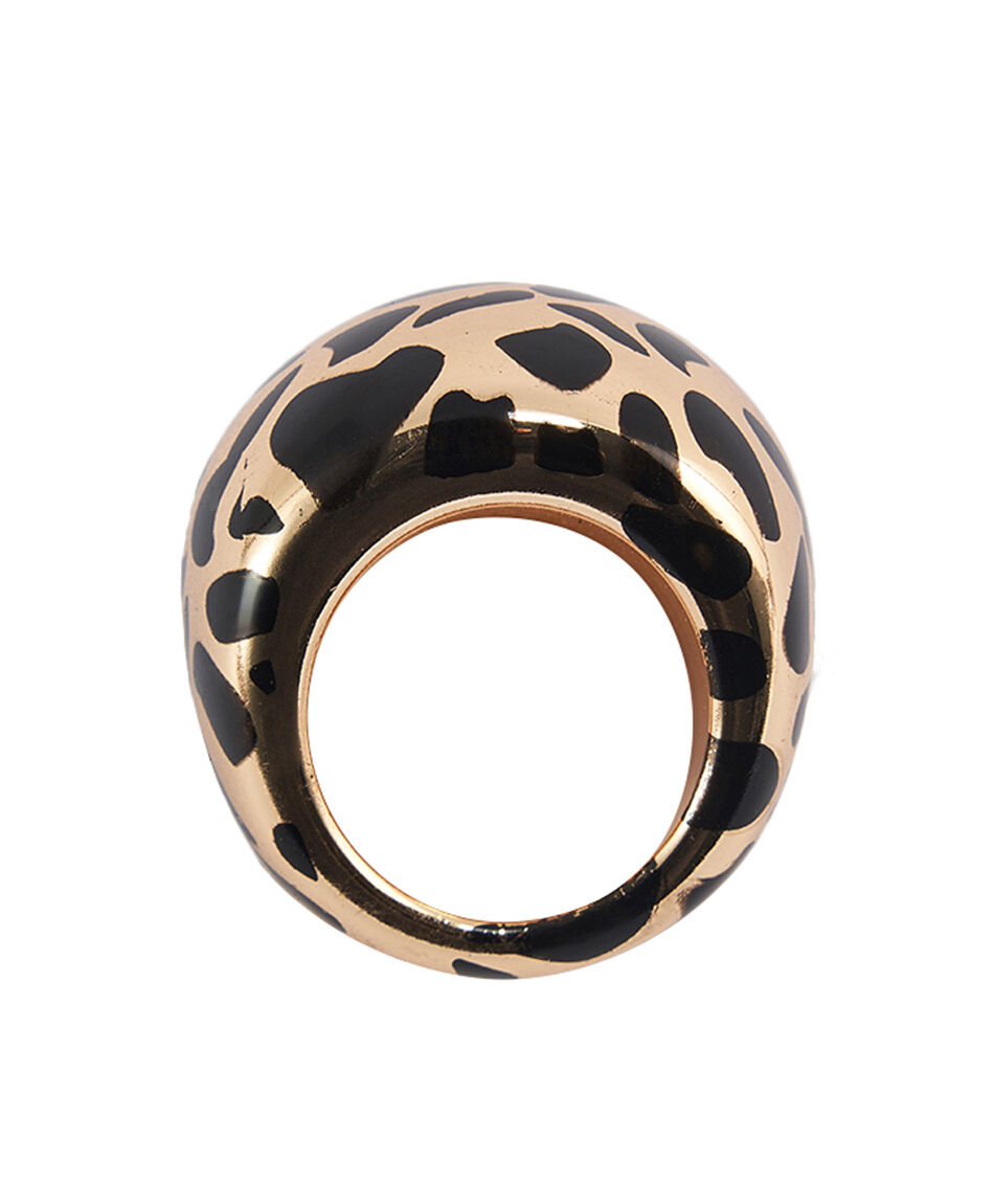 Anillo mujer animal print