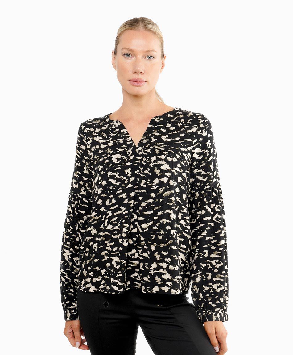 Blusa mujer urban clasic black