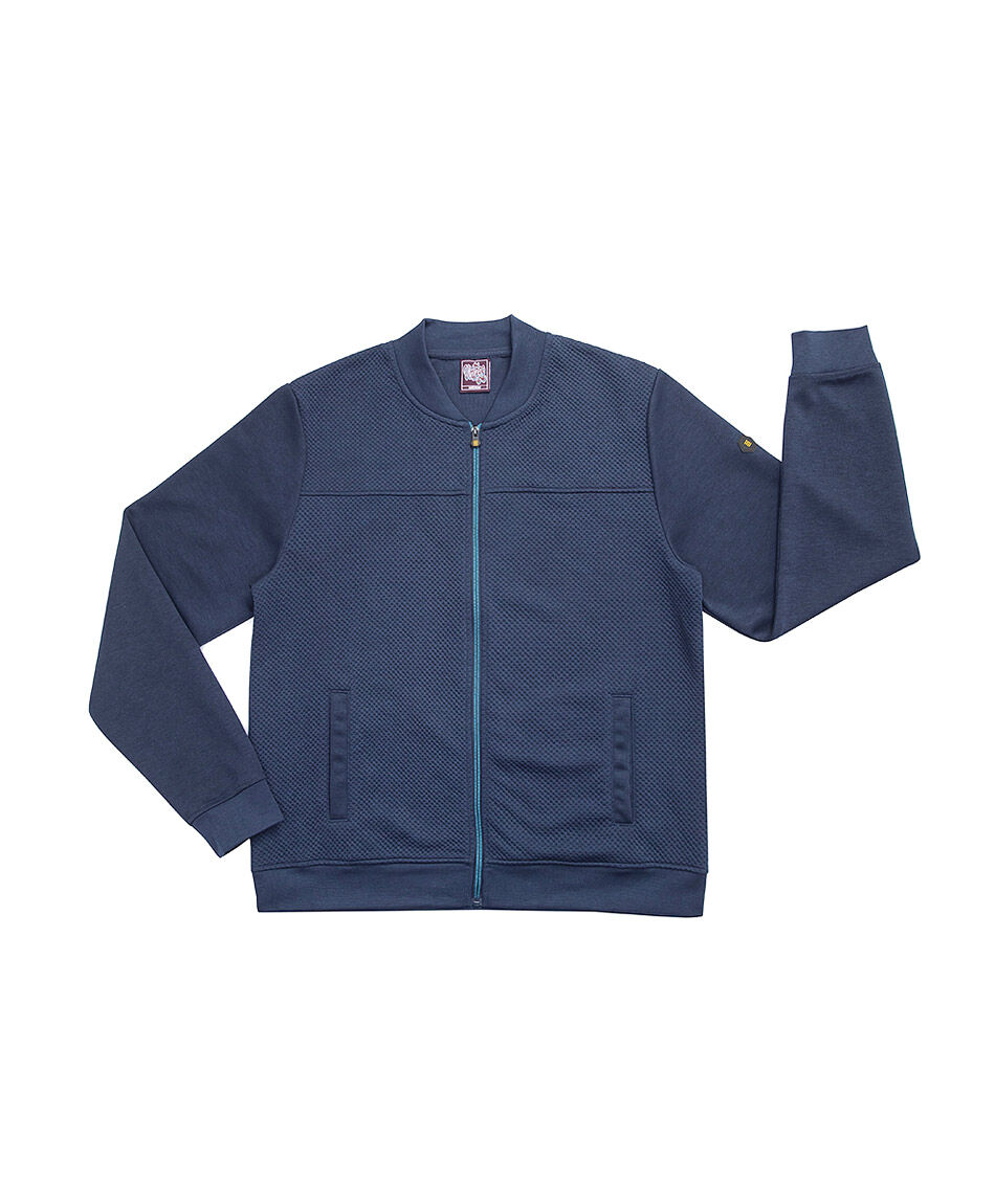 Chaqueta hombre bomber azul