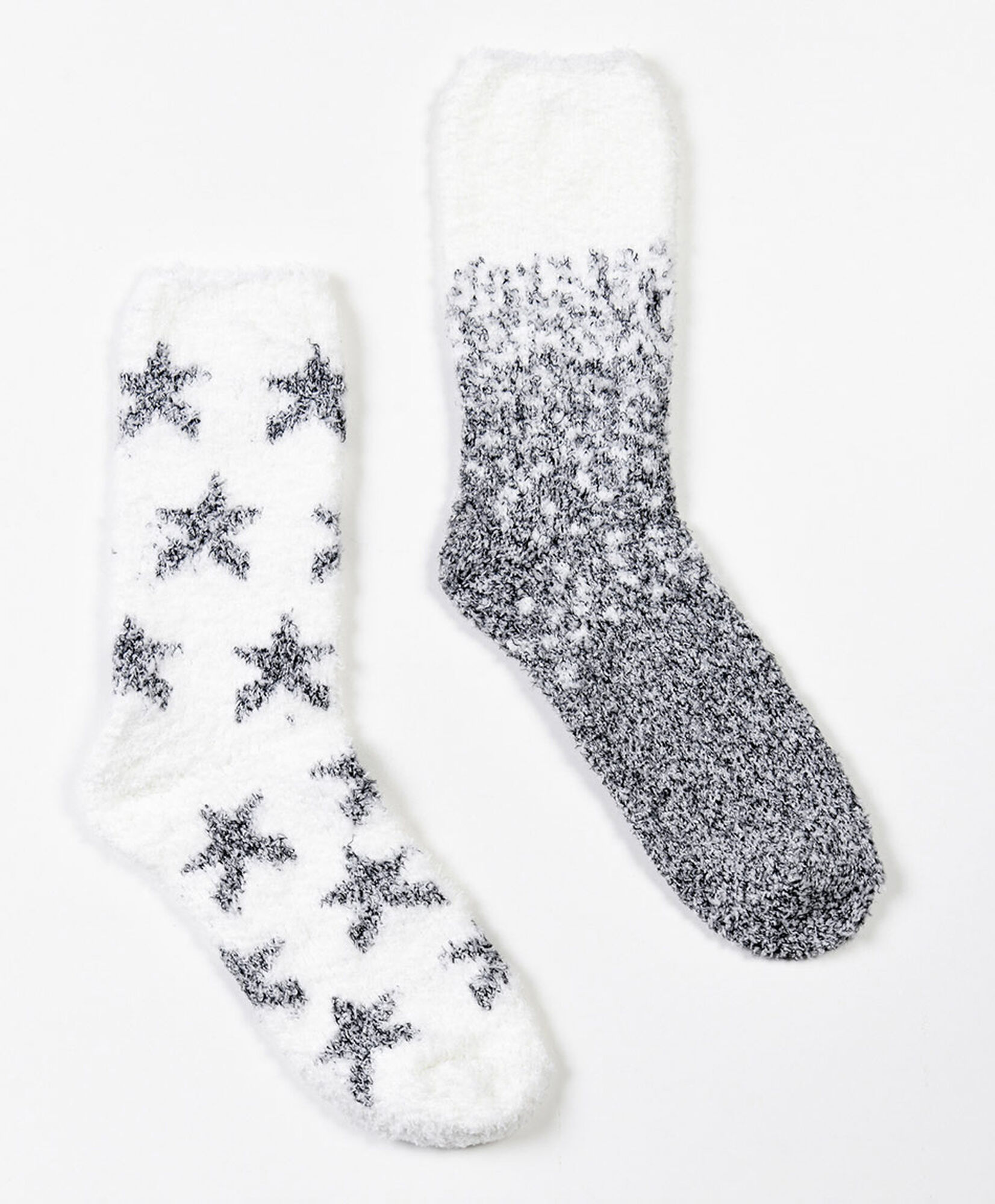 Pack 2 calcetines mujer gruesos estrellas Pack 2 calcetines mujer gruesos estrellas
