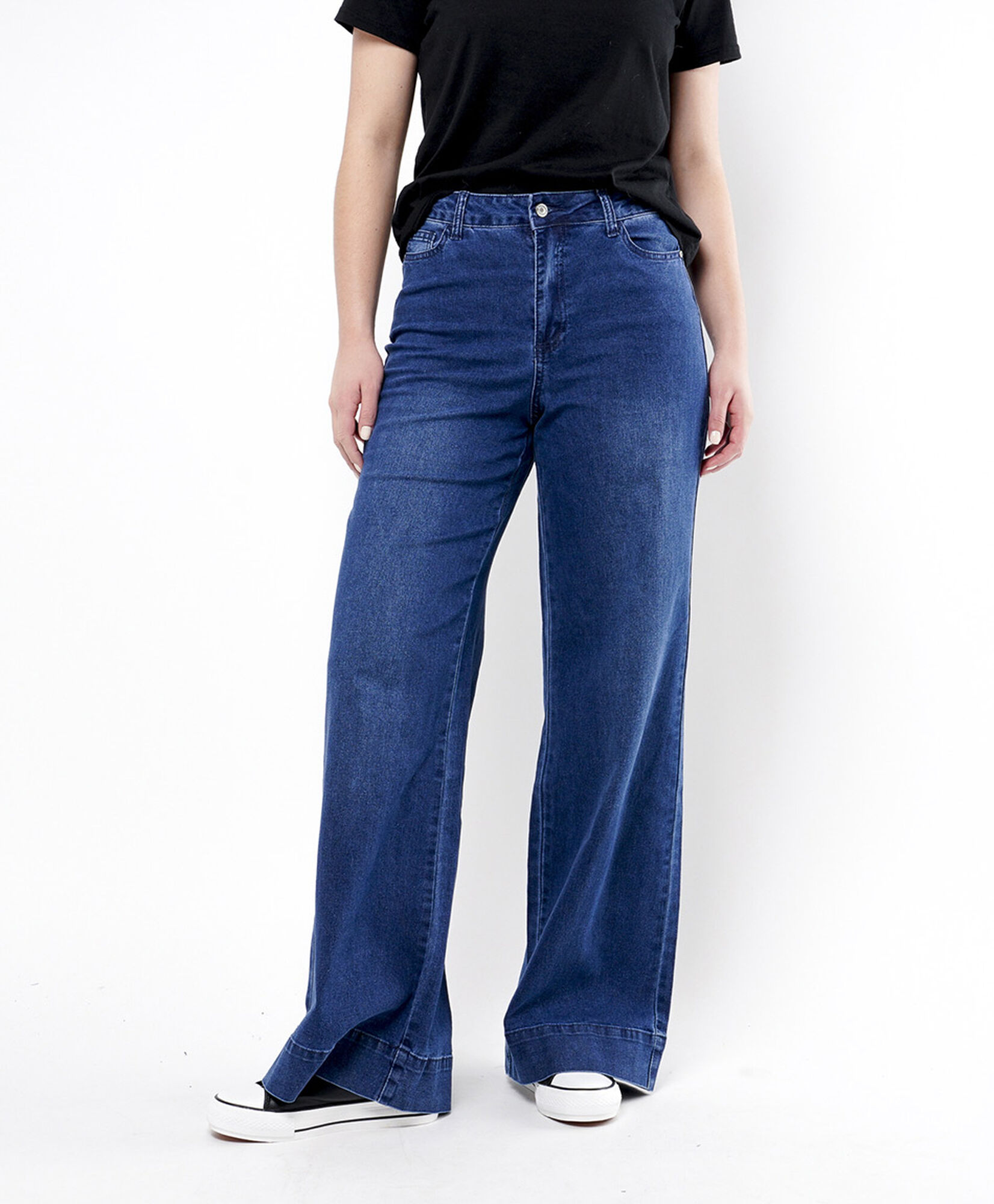 Jeans mujer liso wide Jeans mujer liso wide