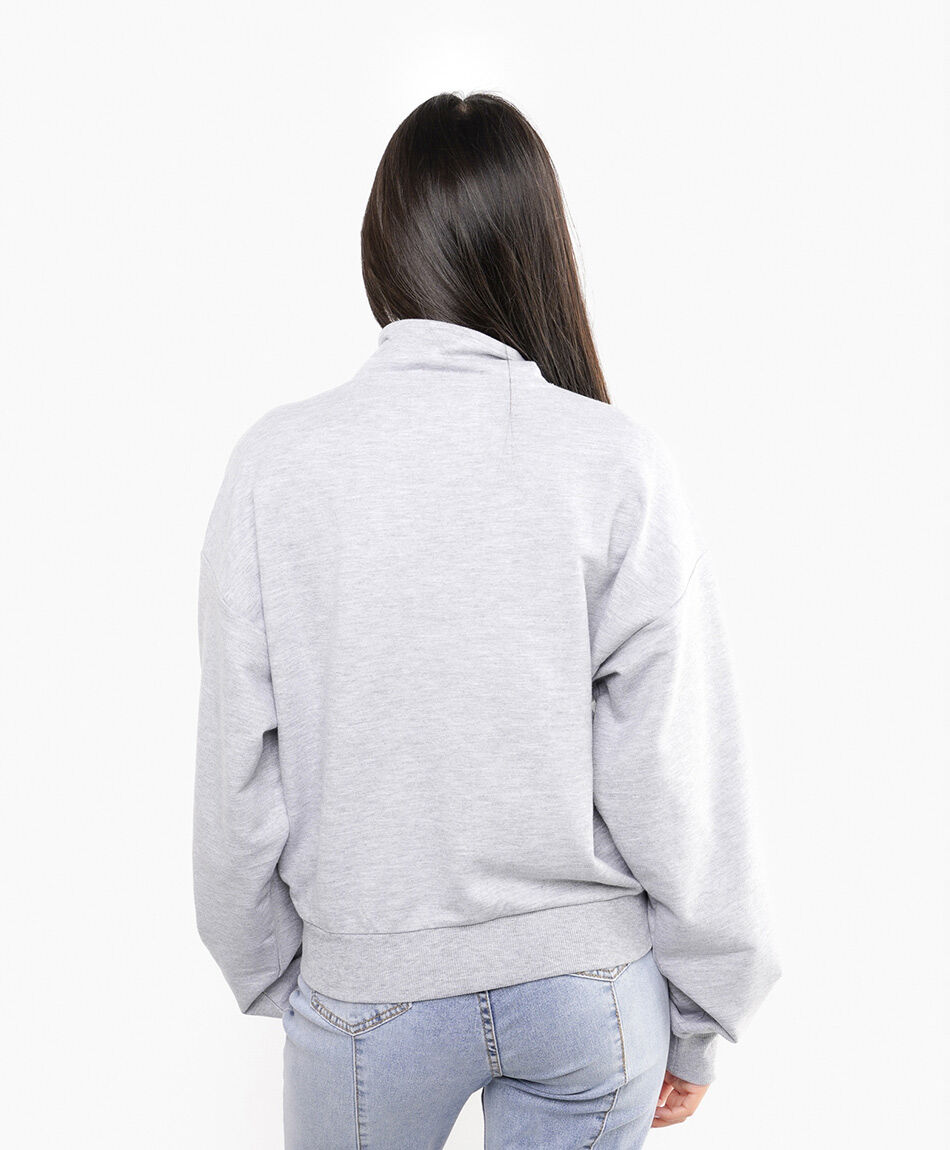 Poler&oacute;n mujer cierre estrella