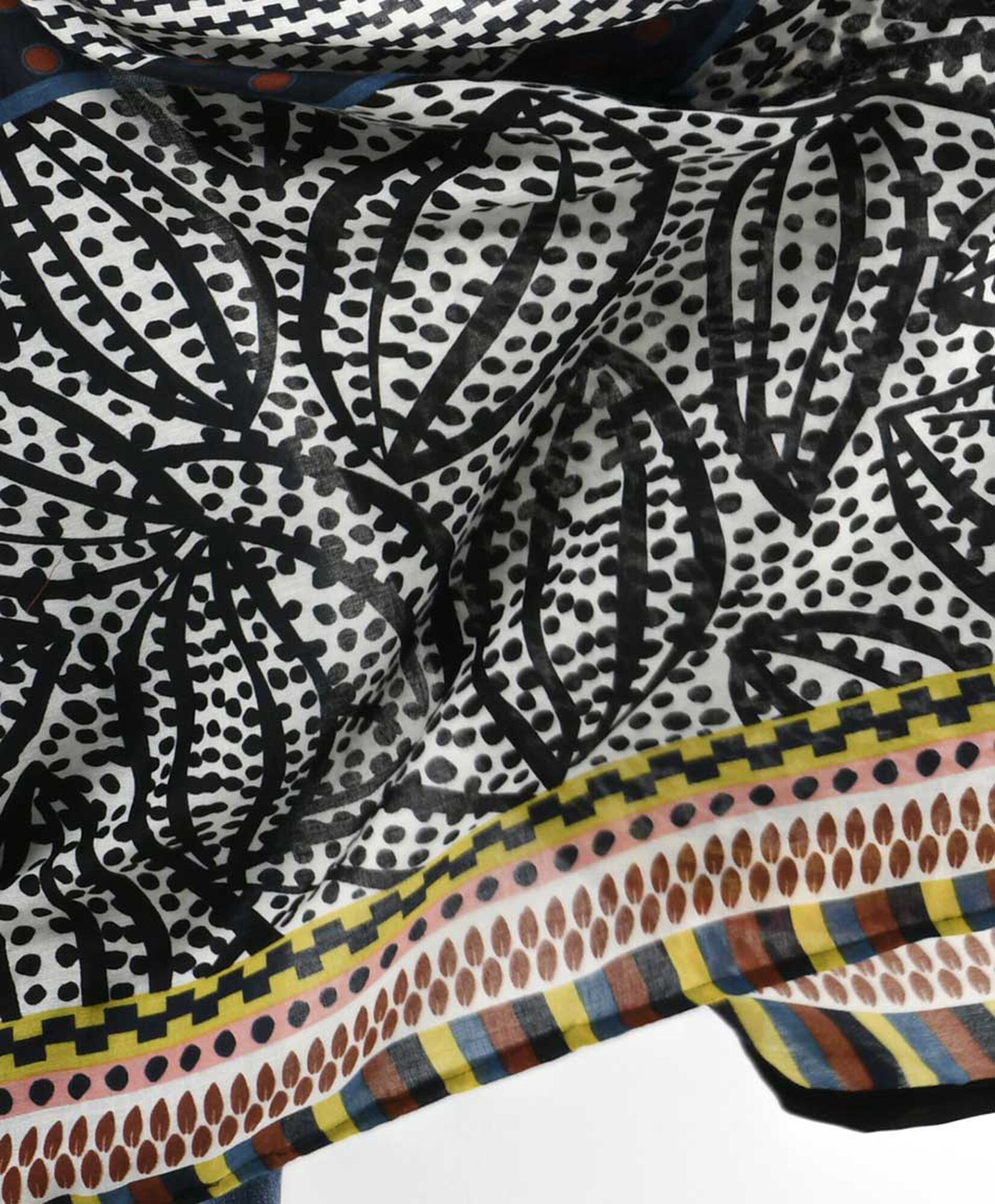 Pareo mujer estampado flecos Pareo mujer estampado flecos