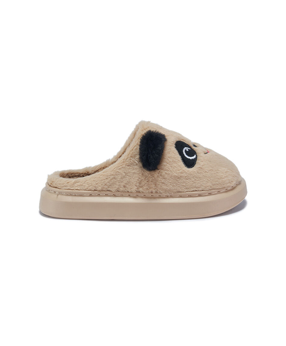 Pantufla mujer dise&ntilde;o perrito