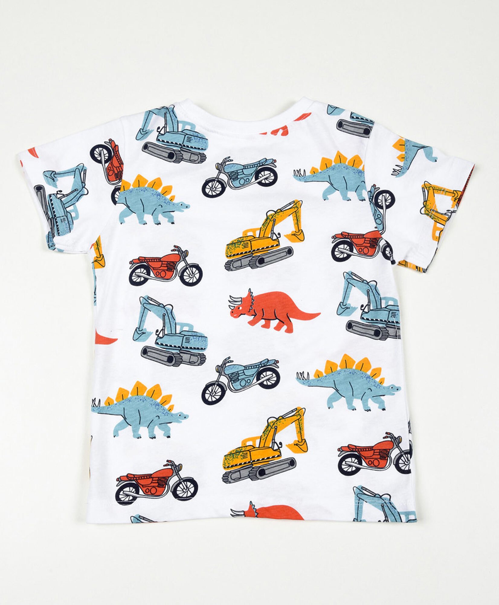 Polera bebé dinosaurios autos Polera bebé dinosaurios autos