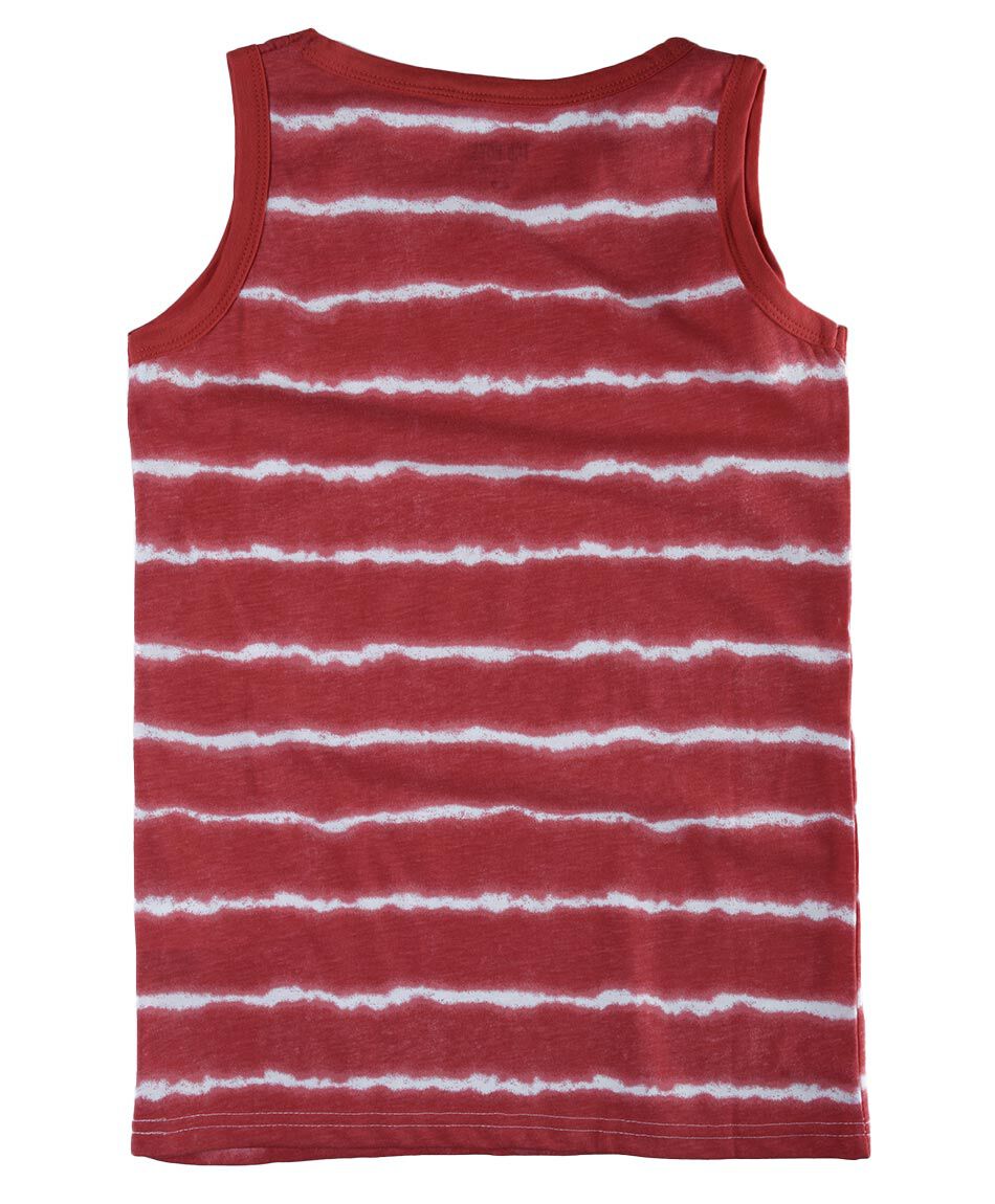 Polera sin mangas cuello redondo