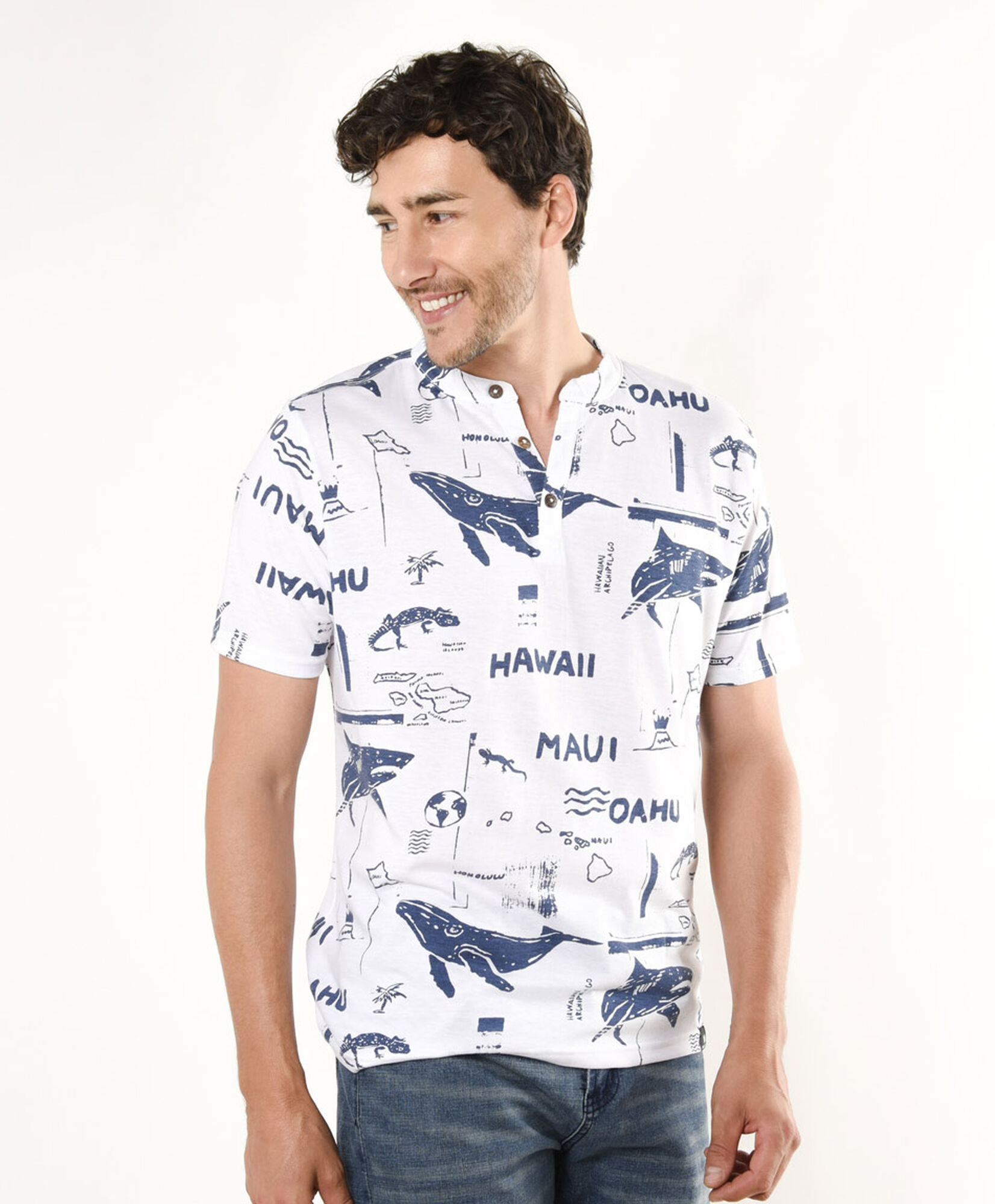 Polera hombre hawaii Polera hombre hawaii