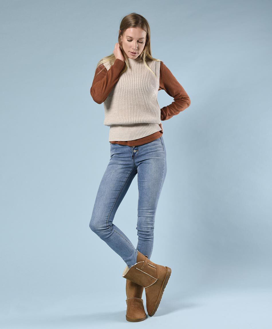 Bota piel