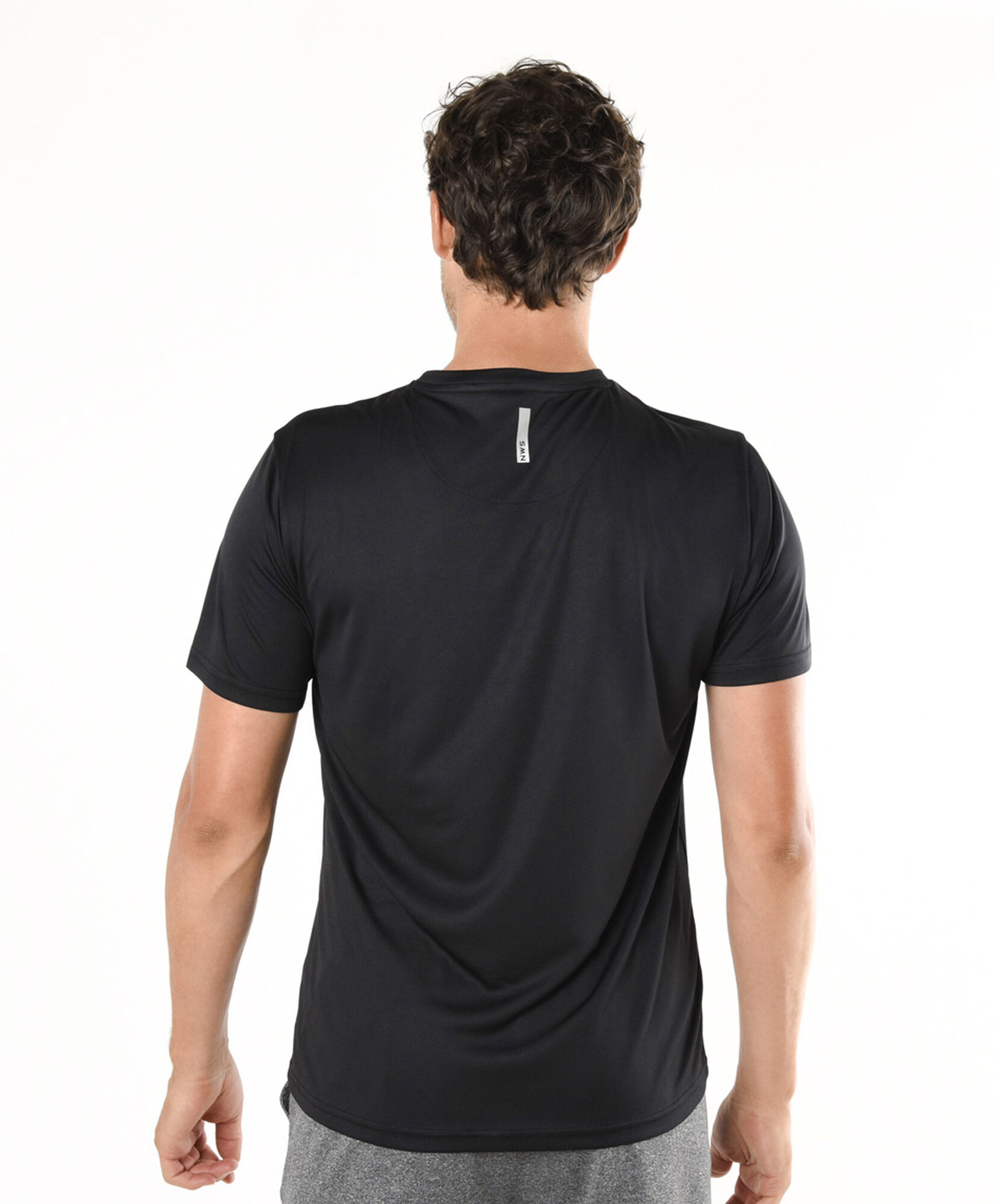 Polera deportiva hombre líneas bicolor Polera deportiva hombre líneas bicolor