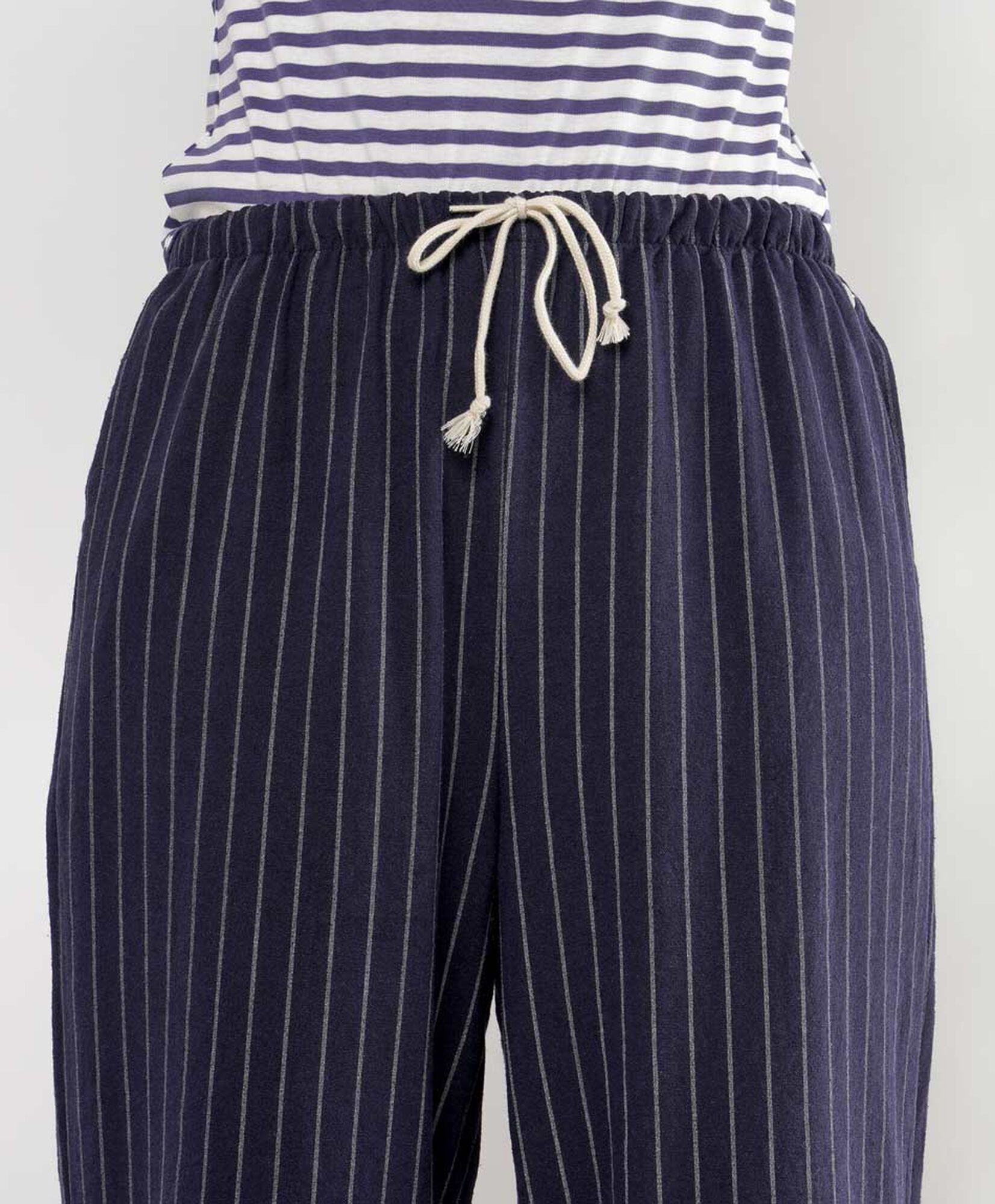 Pantalón mujer ancho azul wide Pantalón mujer ancho azul wide