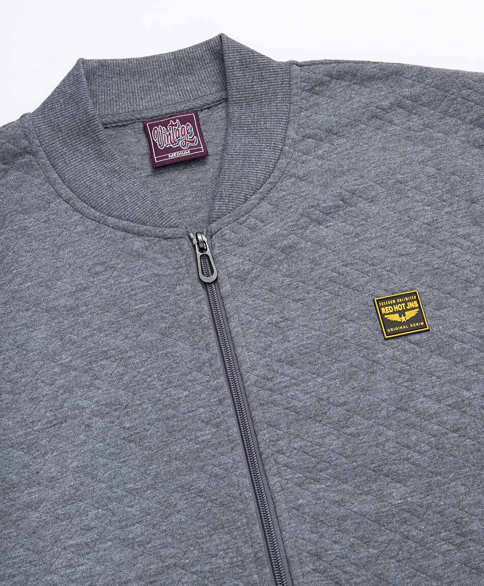 Chaqueta hombre bomber gris