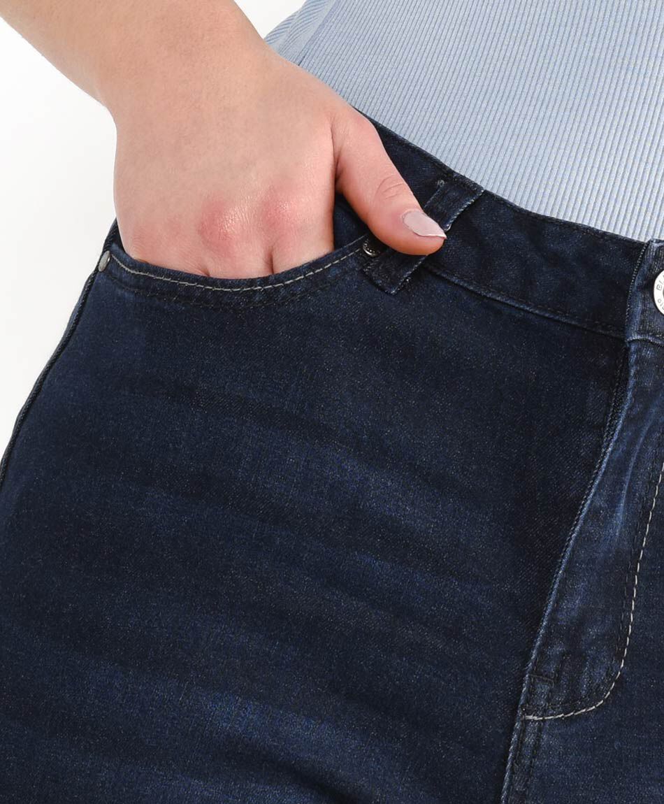 Jeans mujer dise&ntilde;o liso&nbsp;skinny fit