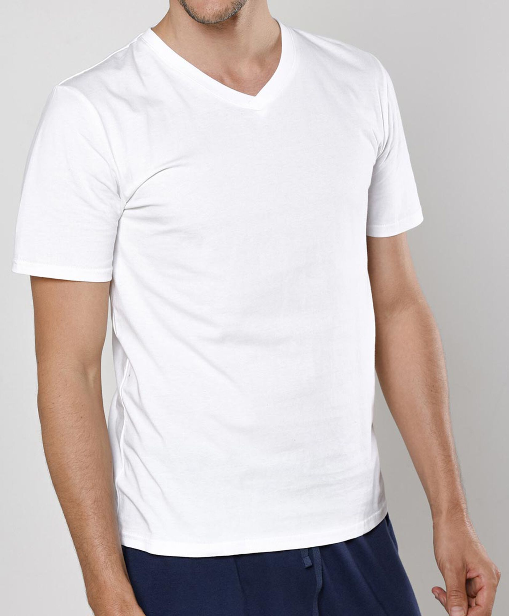 Camiseta manga corta cuello en v Camiseta manga corta cuello en v