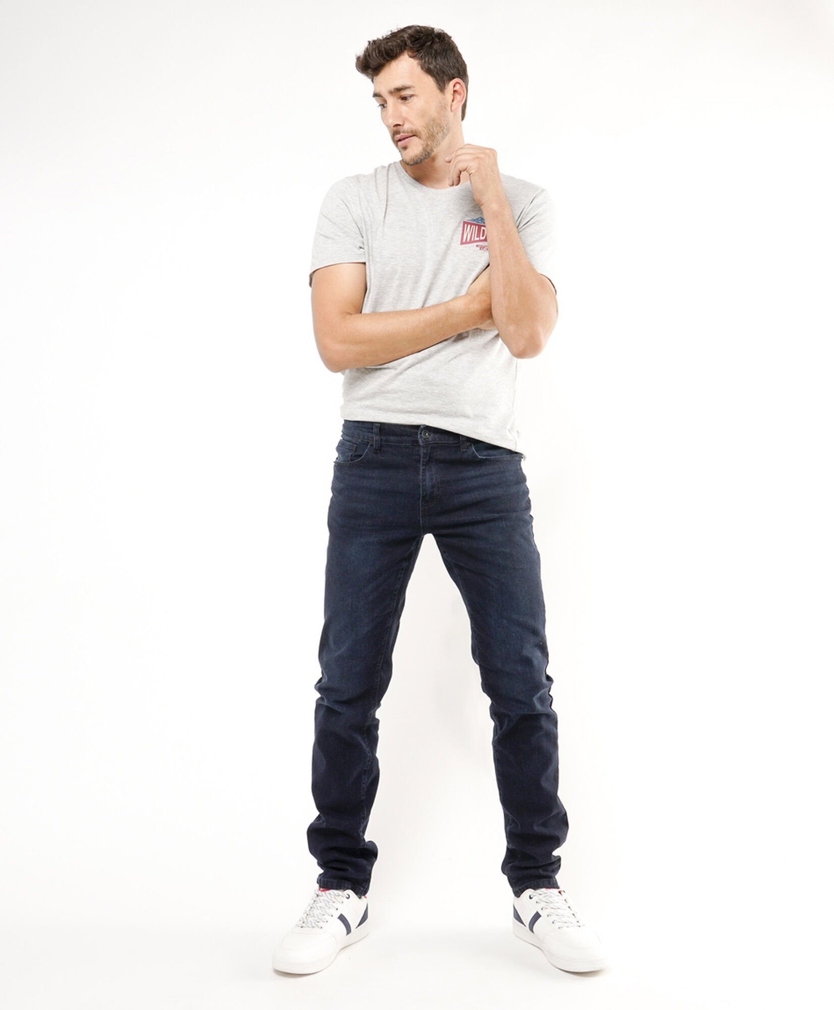 Jeans hombre dark blue skinny fit Jeans hombre dark blue skinny fit