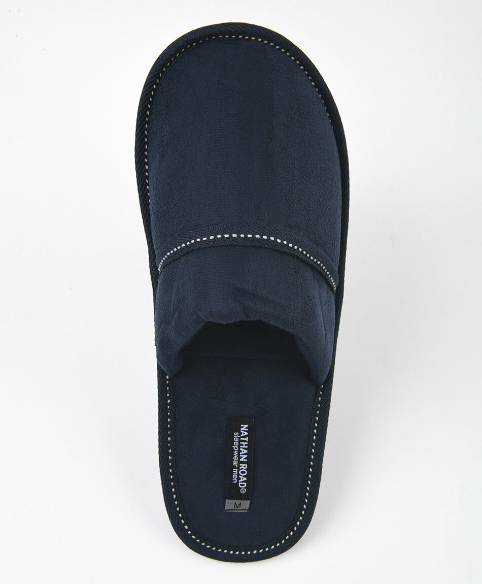 Pantufla hombre costura