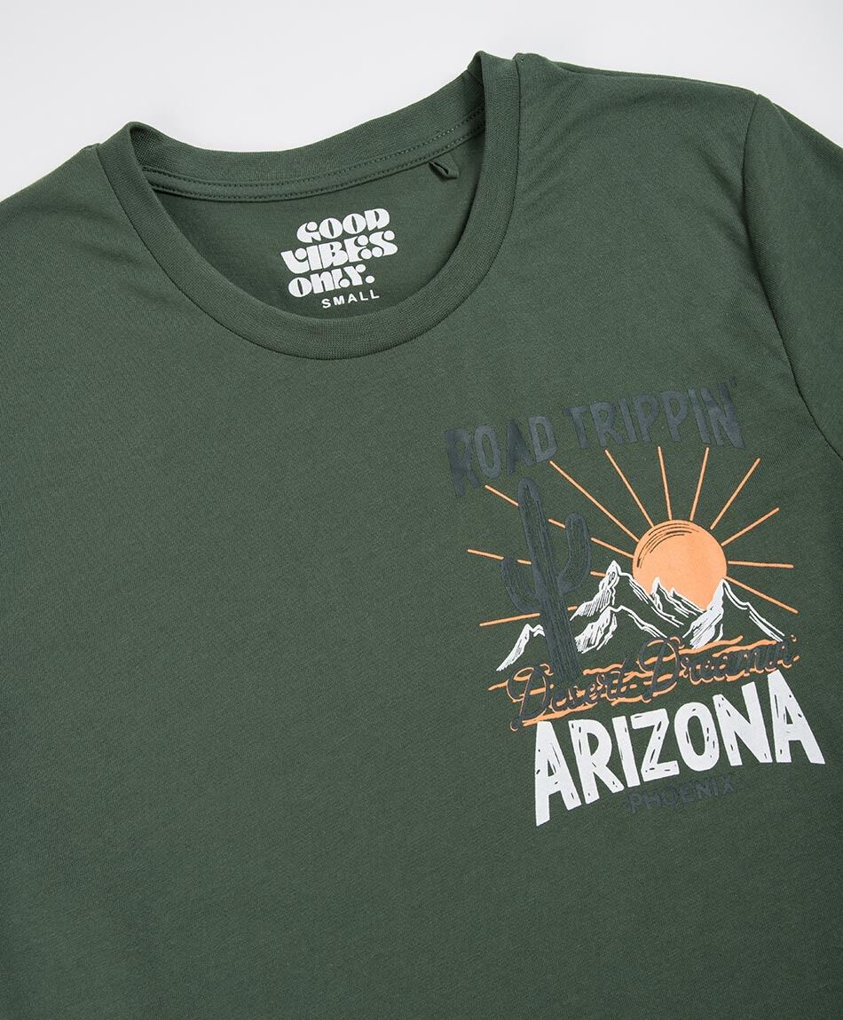 Polera hombre arizona green
