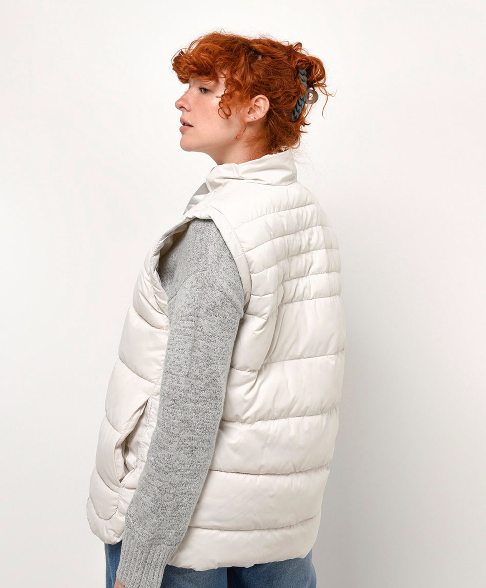 Parka mujer acolchada sin mangas Parka mujer acolchada sin mangas
