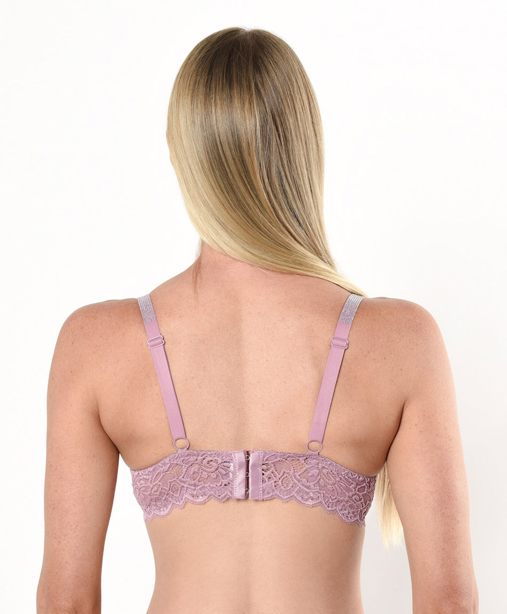 Sostén mujer push up encajes brillos Sostén mujer push up encajes brillos