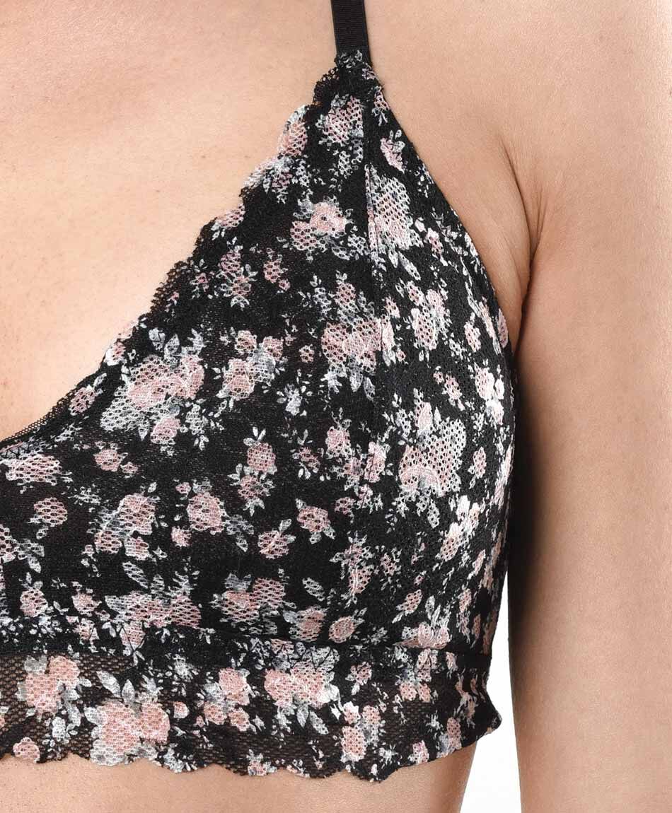 Bralette mujer floreado