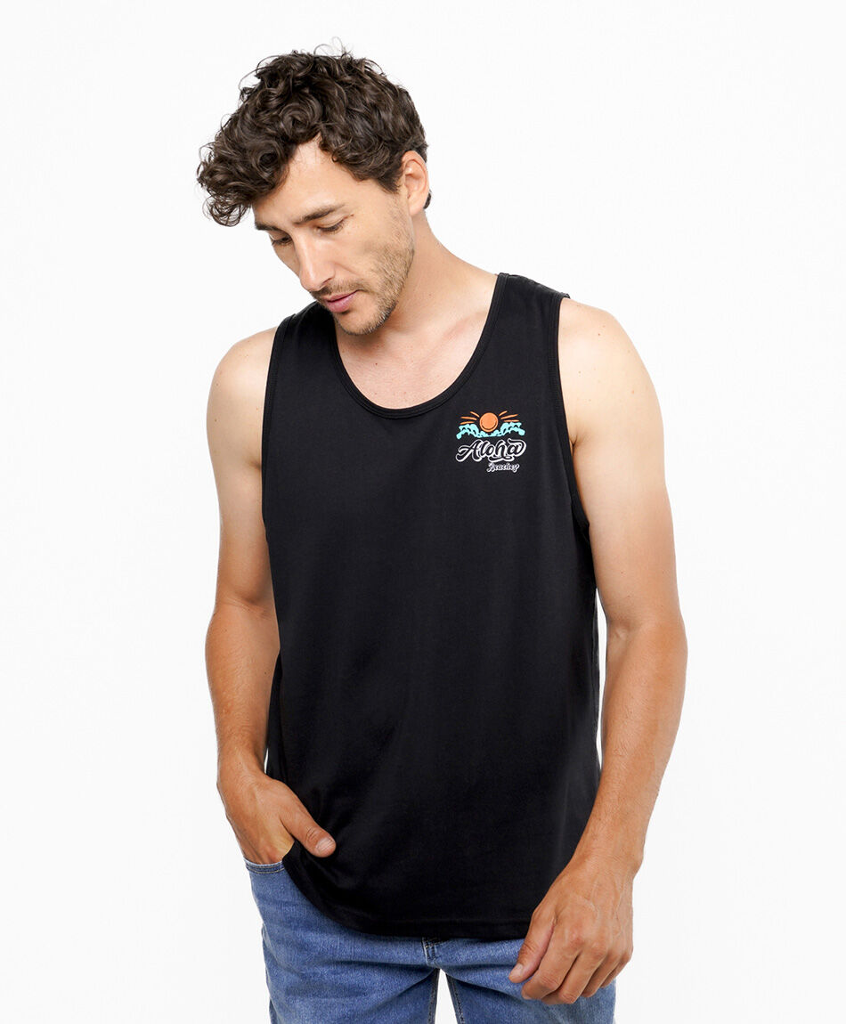 Polera hombre surf print