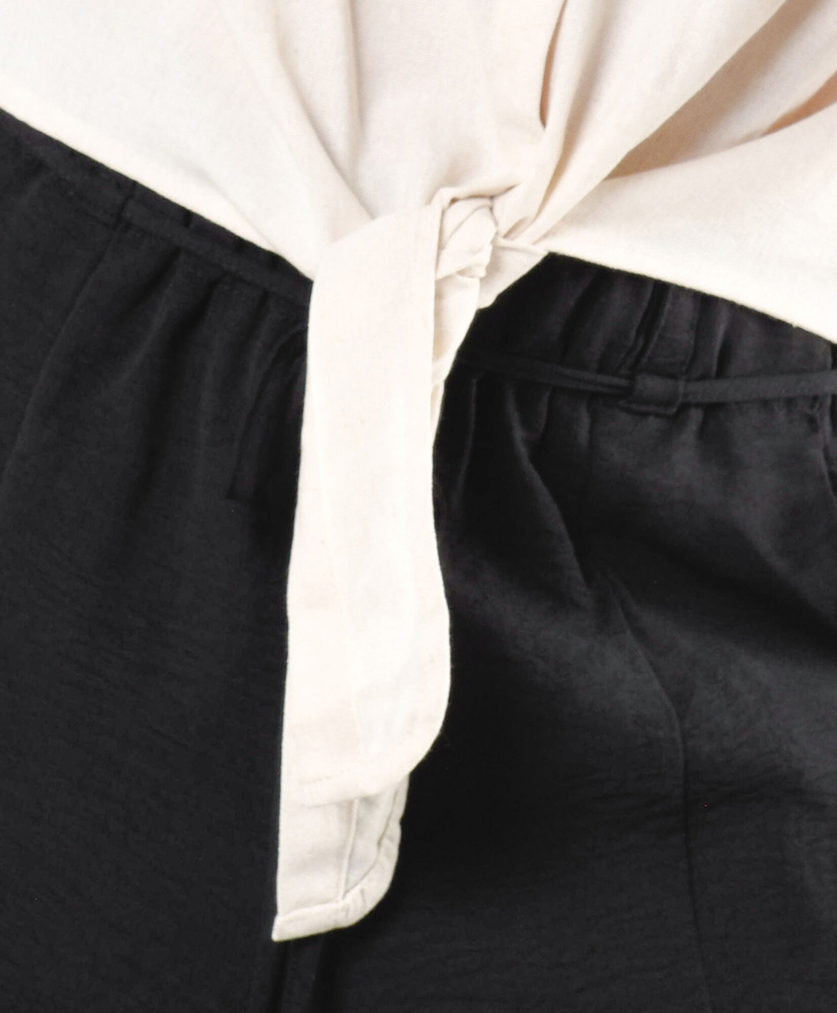 Blusa mujer lino lazo sin mangas Blusa mujer lino lazo sin mangas