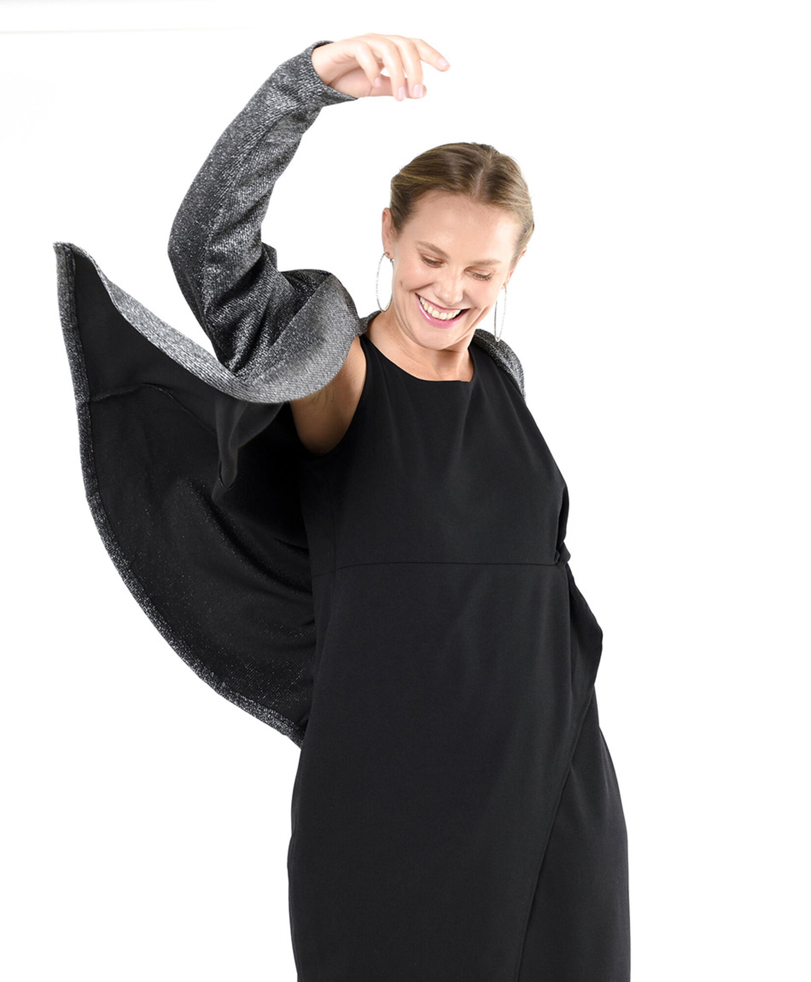 Tapado mujer gris brillante Tapado mujer gris brillante