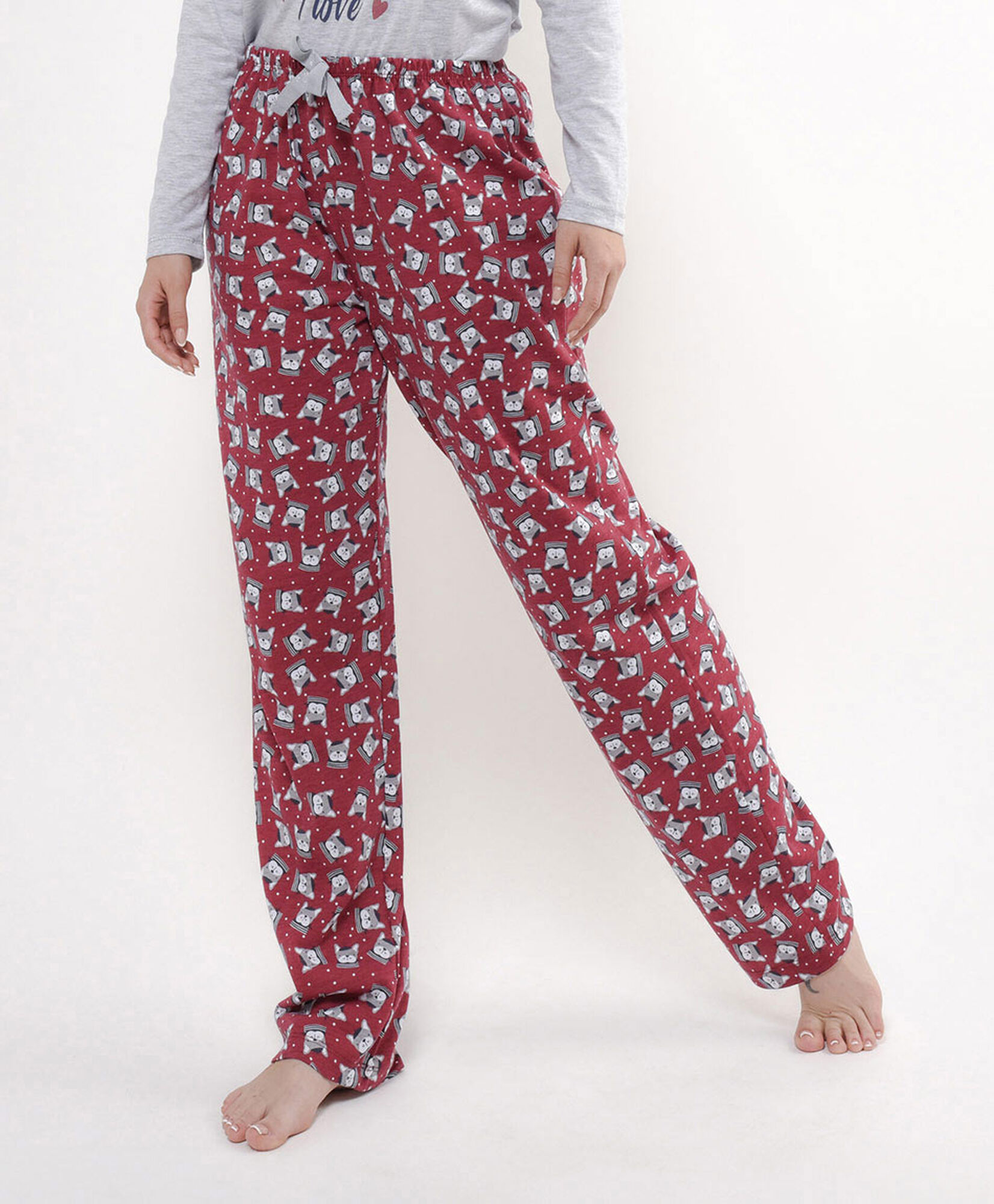 Pijama mujer perrito bulldog Pijama mujer perrito bulldog