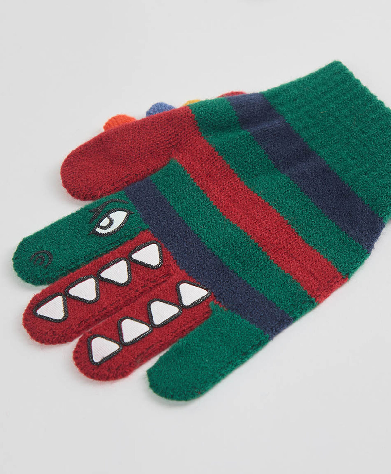 Guantes niño diseño dinosaurio Guantes niño diseño dinosaurio