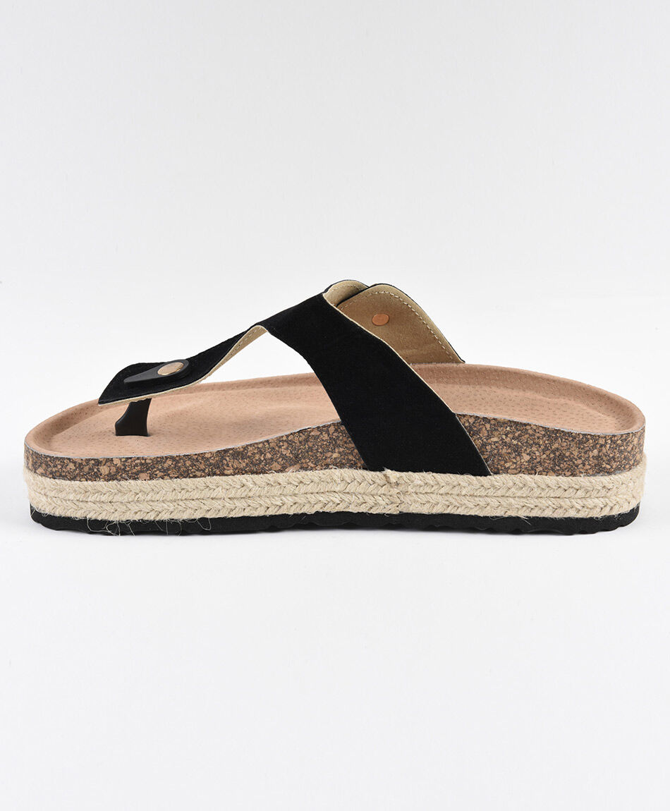 Sandalias mujer hebilla lateral