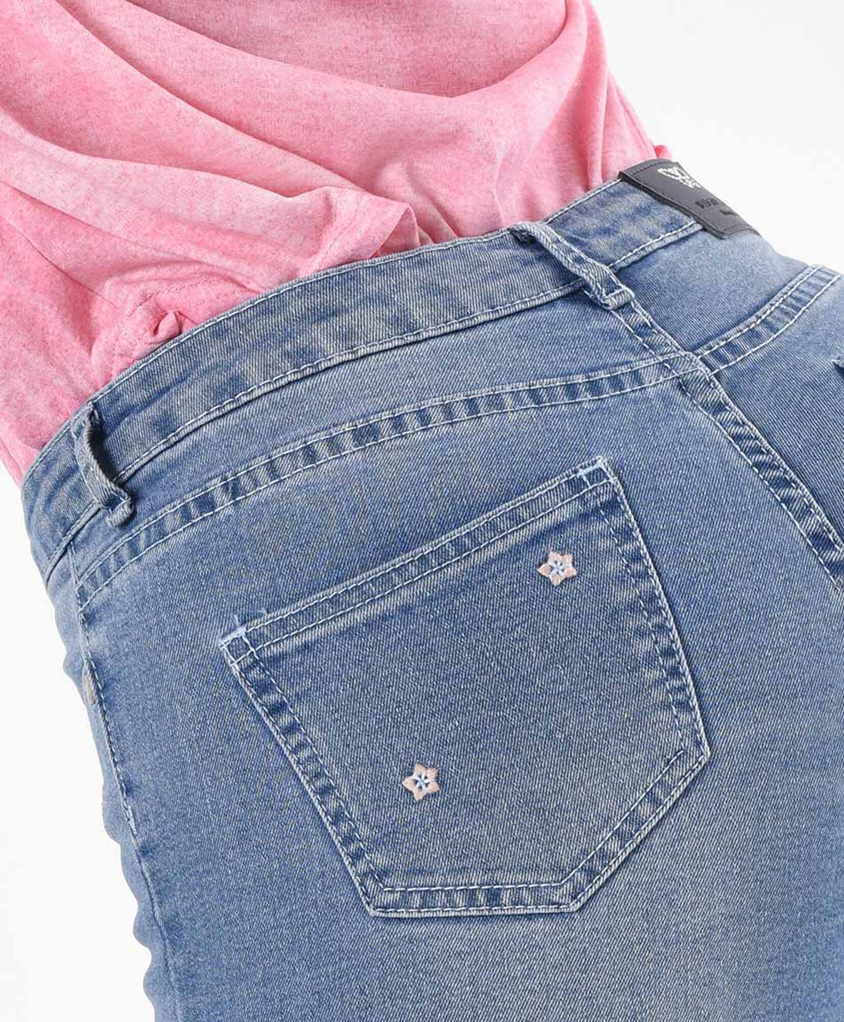 Jeans mujer estrellas bordadas skinny fit Jeans mujer estrellas bordadas skinny fit