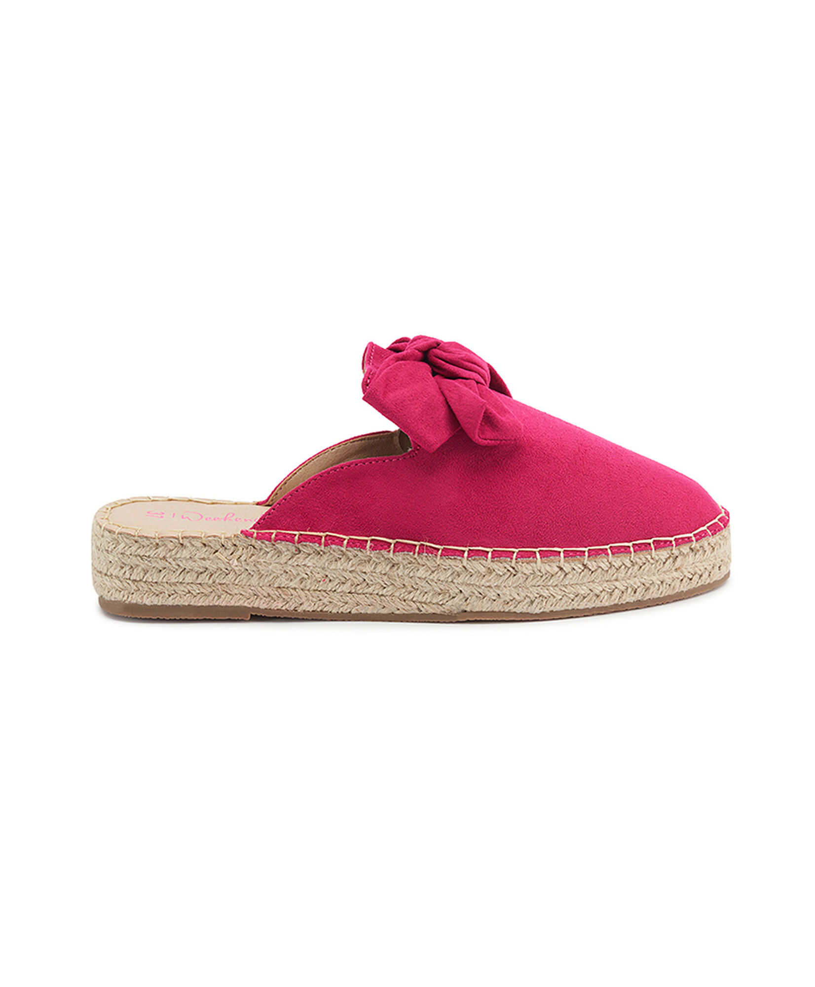 Zapato mujer rafia fucsia Zapato mujer rafia fucsia