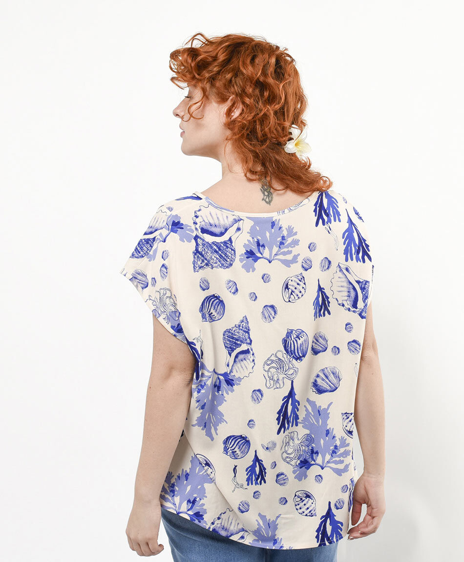 Blusa mujer caracolas