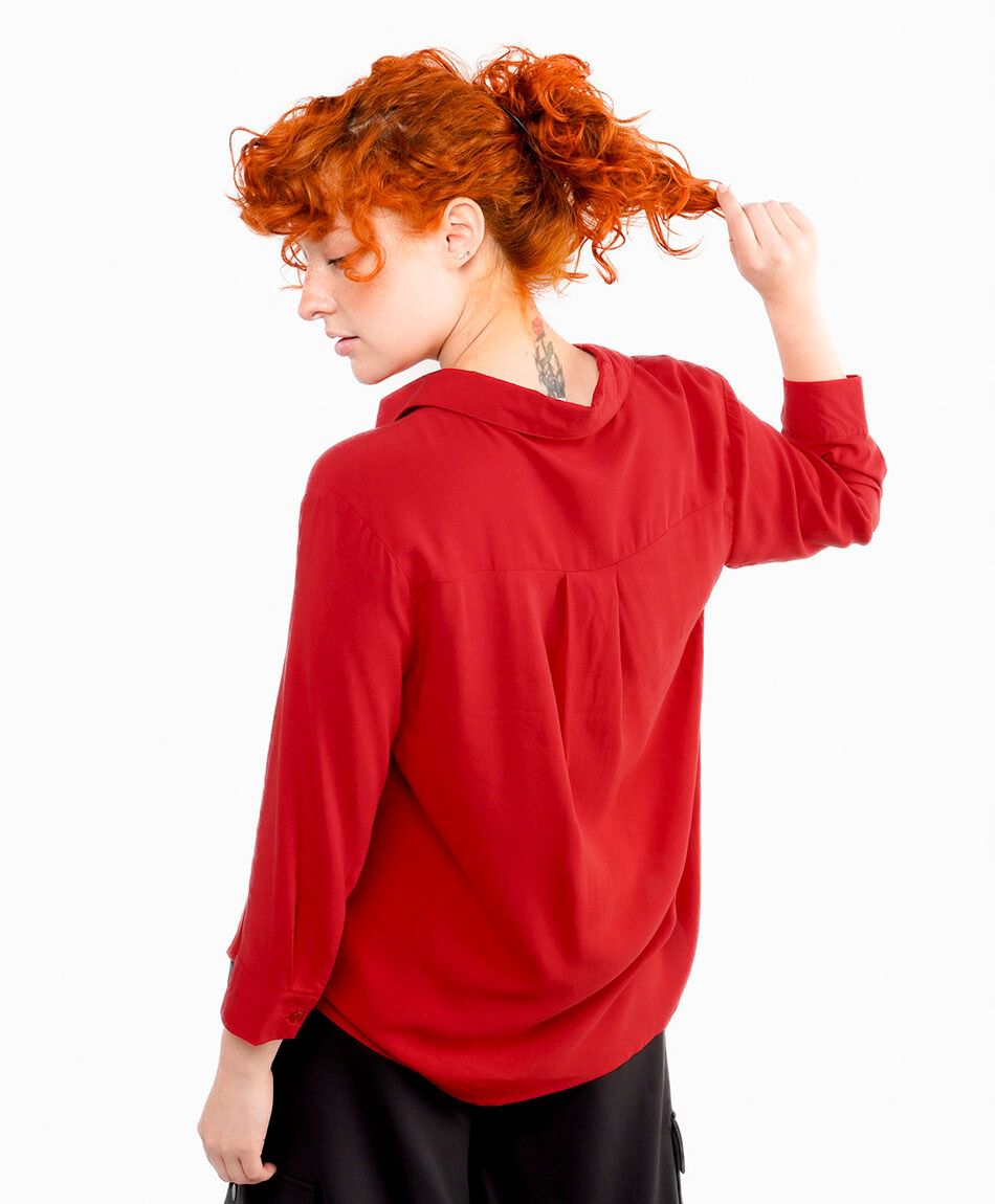 Blusa mujer lisa elegante