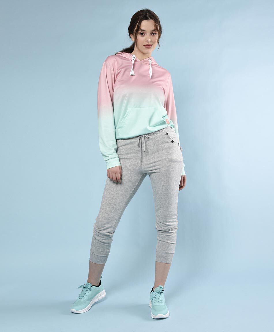 Pantal&oacute;n de buzo tiro alto skinny fit