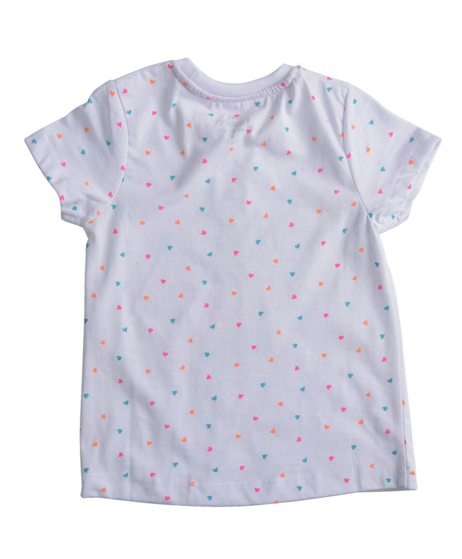 Polera manga corta cuello redondo