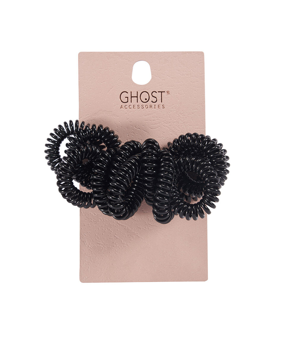 Set colet mujer espiral negro