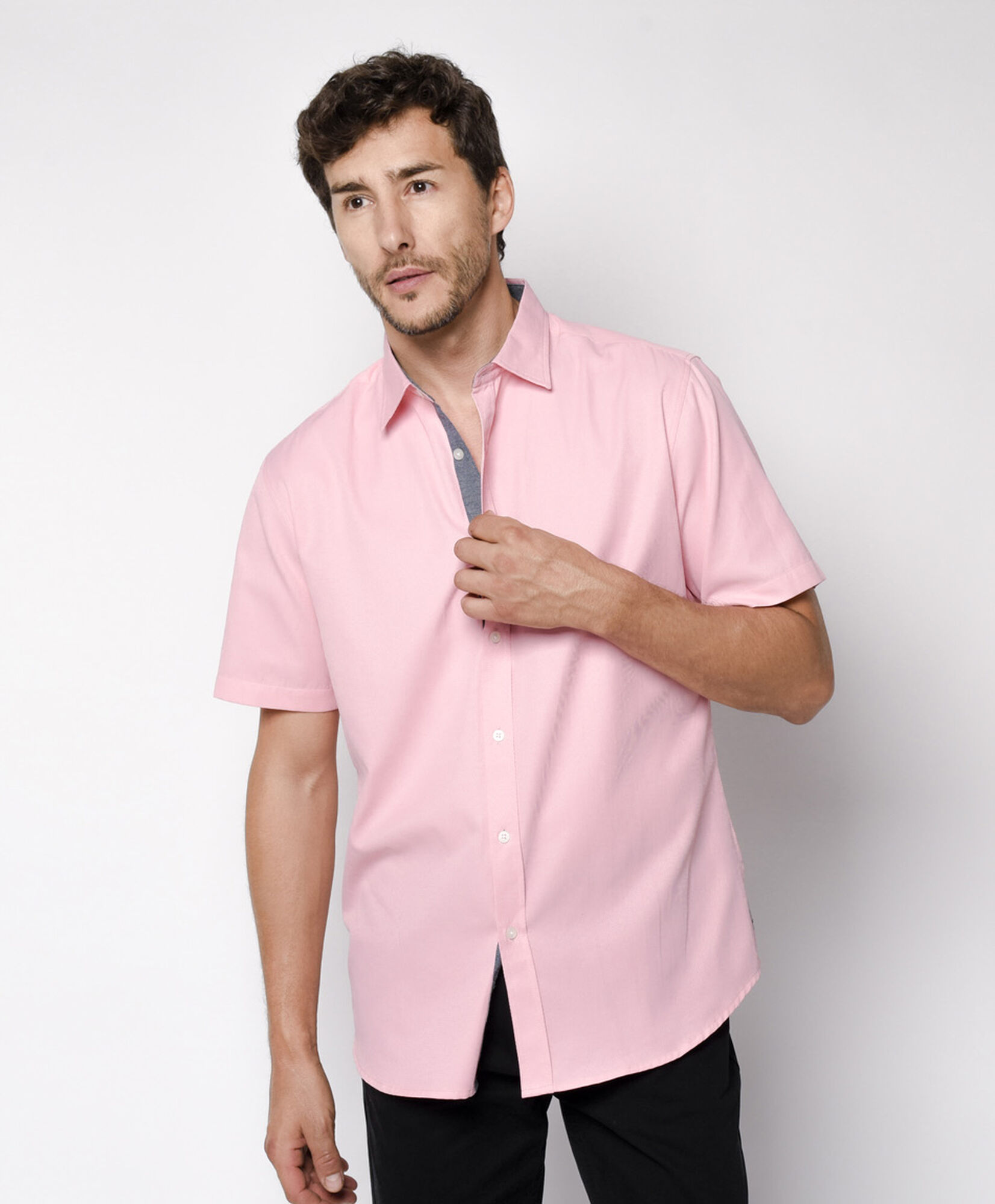 Camisa hombre rosada Camisa hombre rosada